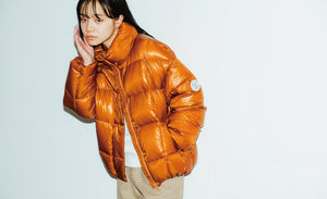SHORT PUFF JACKET 生産真っ最中の NANGA 工場訪問　Rust Earth 篇