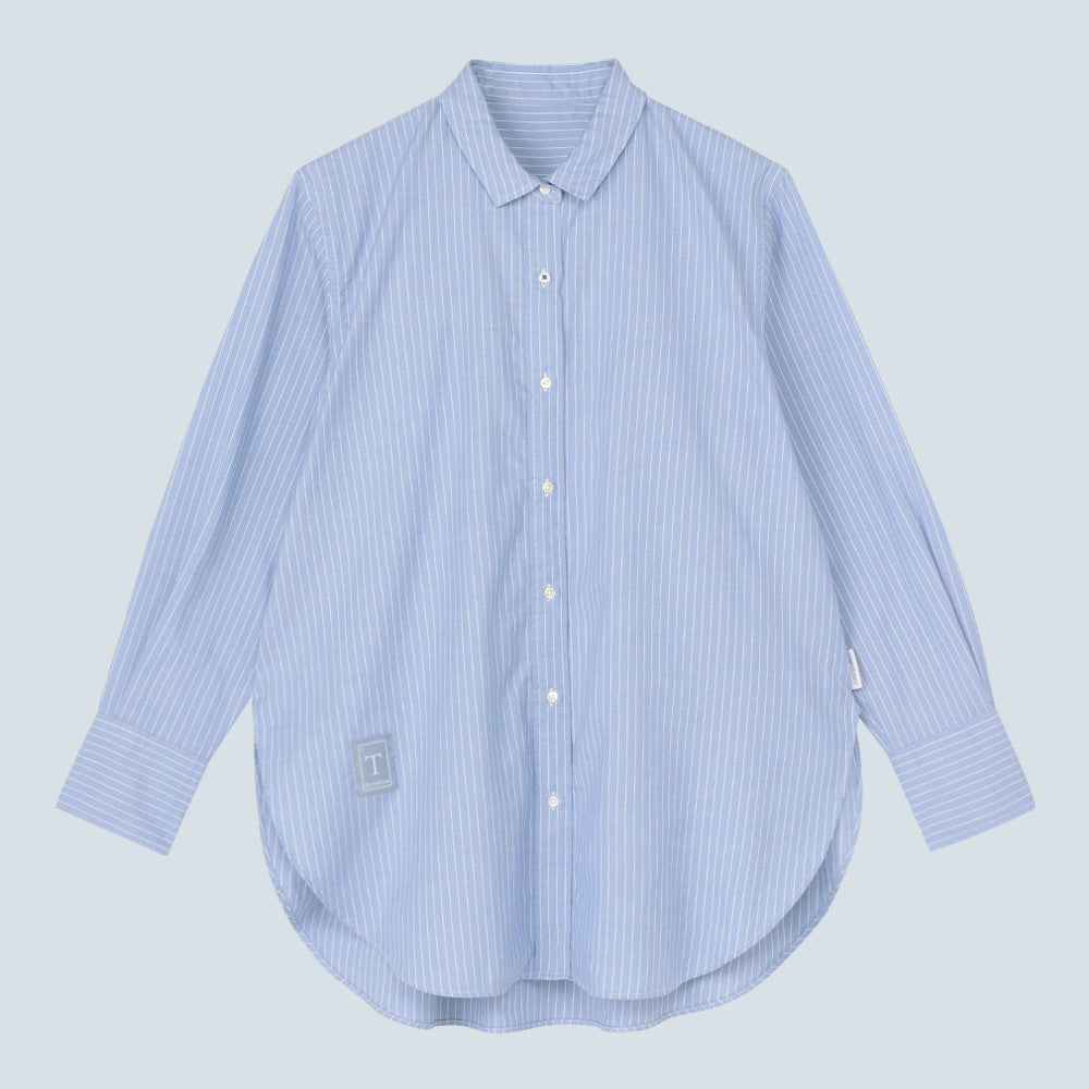 Oversize Stripe Shirt | 播州織® x CRAFTEVO ReTE®