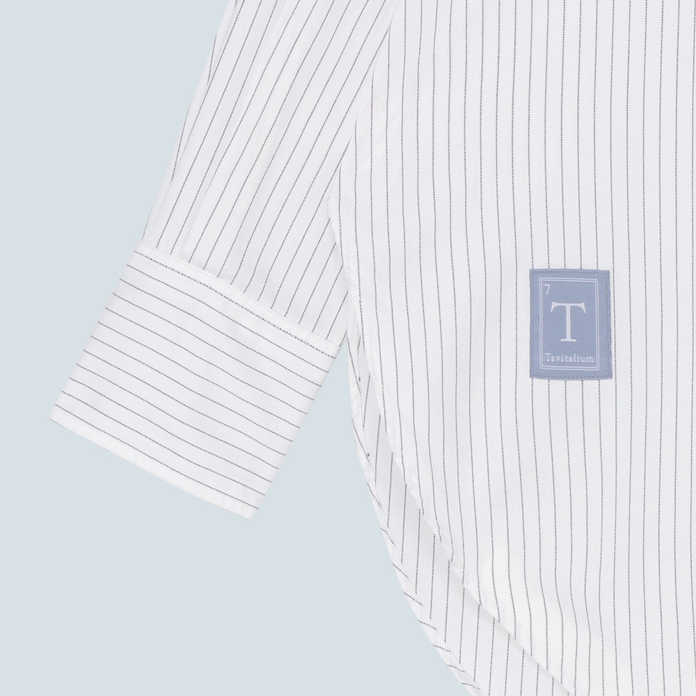 Oversize Stripe Shirt | 播州織® x CRAFTEVO ReTE®