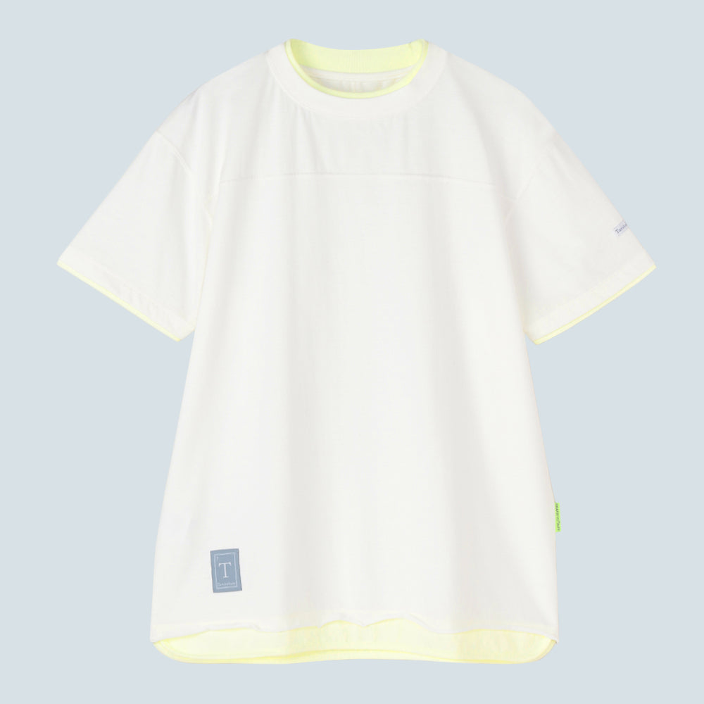 Double Collar Half Sleeve Tee