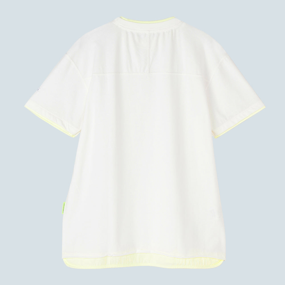 Double Collar Half Sleeve Tee