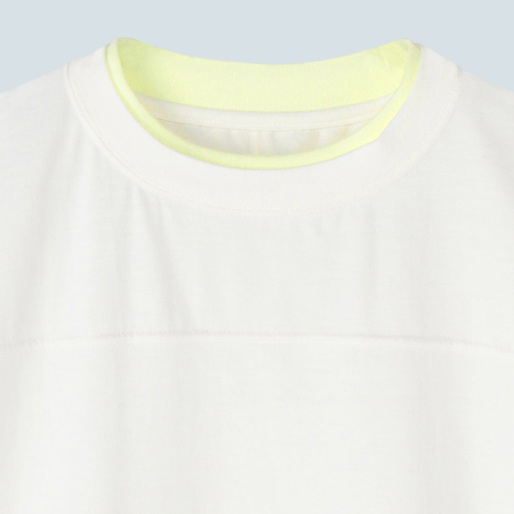 Double Collar Half Sleeve Tee