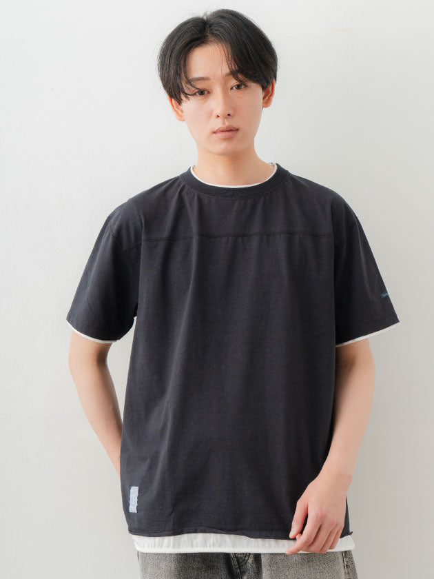 Double Collar Half Sleeve Tee