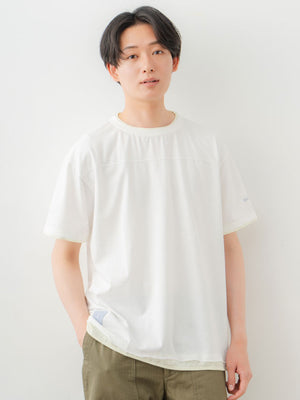 Double Collar Half Sleeve Tee