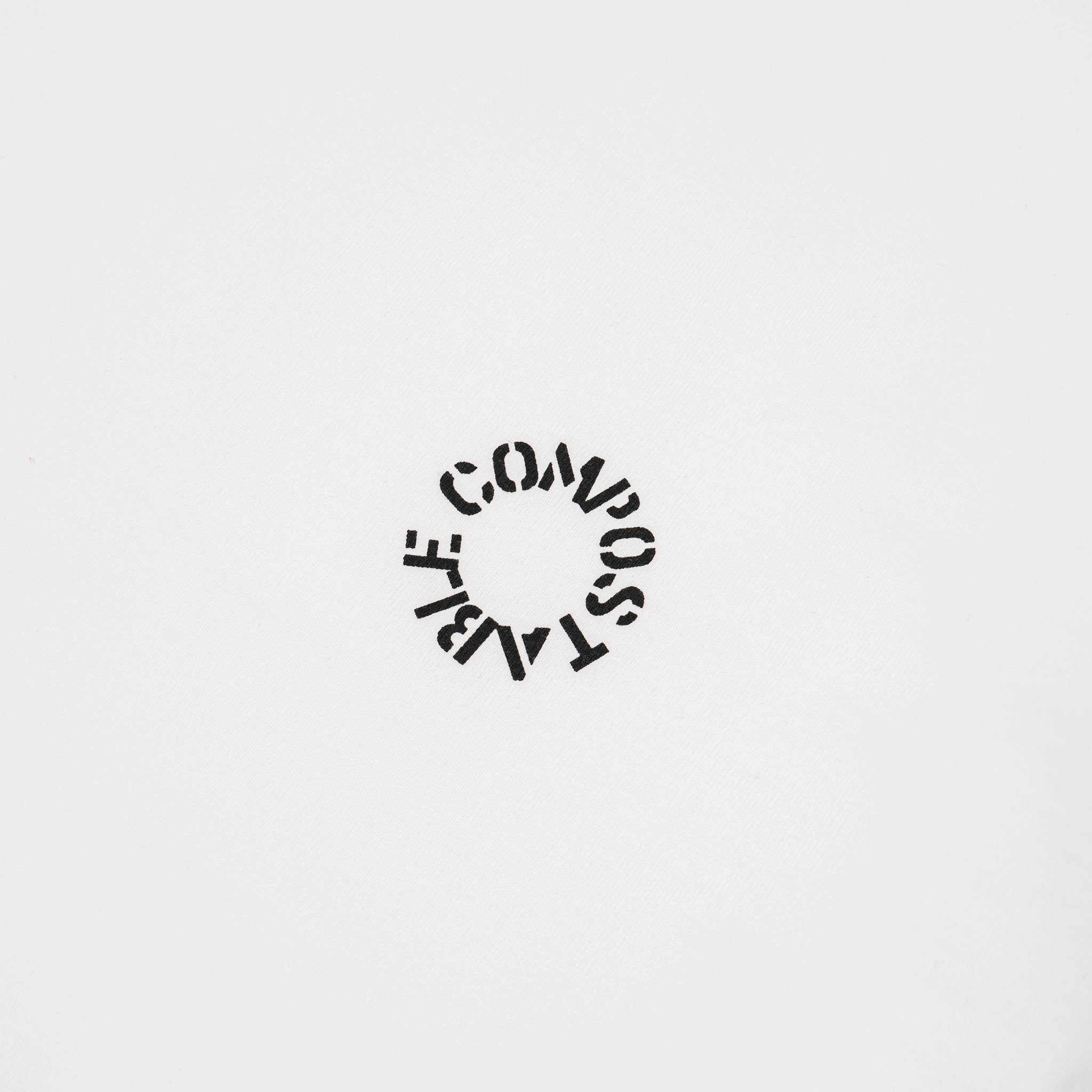 Mens Long Sleeve Print T - ROUND COMPOSTABLE TEE