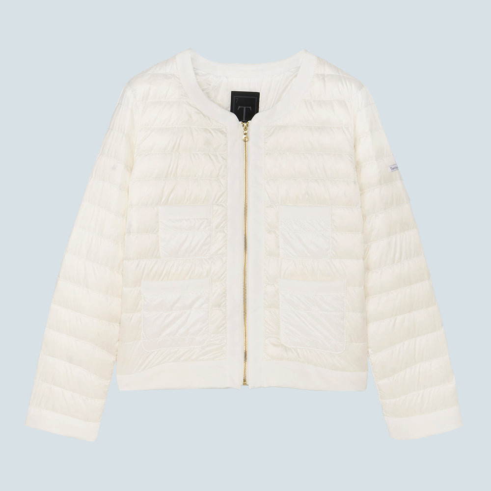 Recycled Down Jacket - No Collar