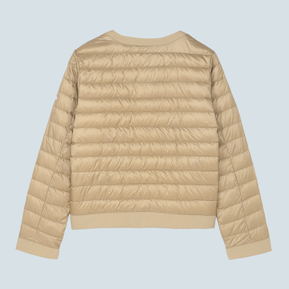 Recycled Down Jacket - No Collar