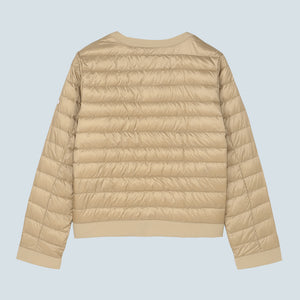 Recycled Down Jacket - No Collar