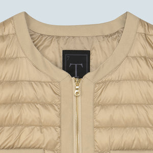 Recycled Down Jacket - No Collar