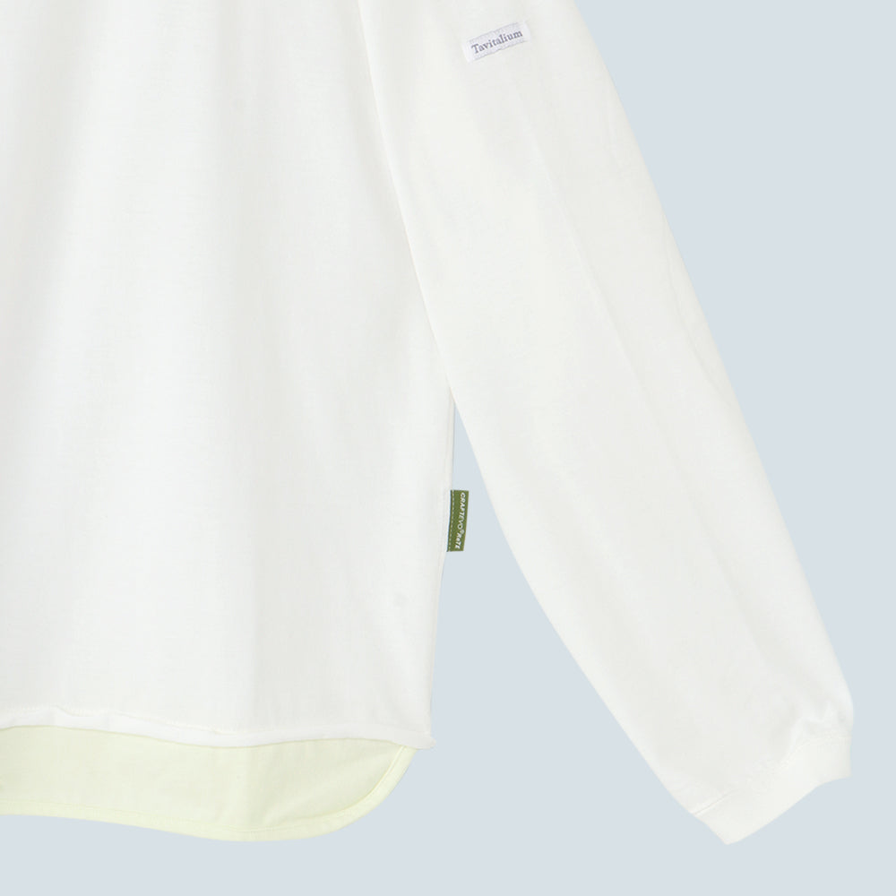 Double Collar Long Sleeve Tee