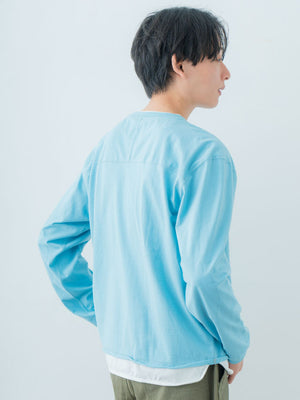 Double Collar Long Sleeve Tee