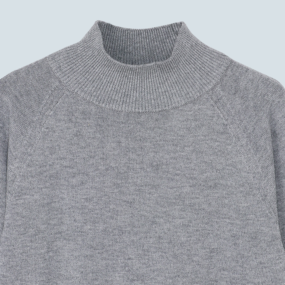 Women's Washable High Neck Sweater