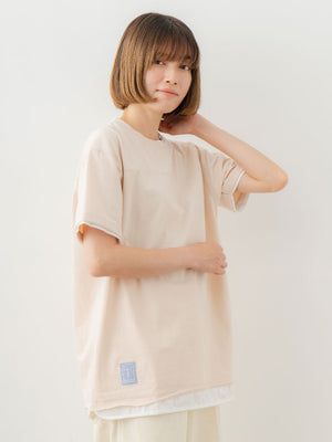 Double Collar Half Sleeve Tee