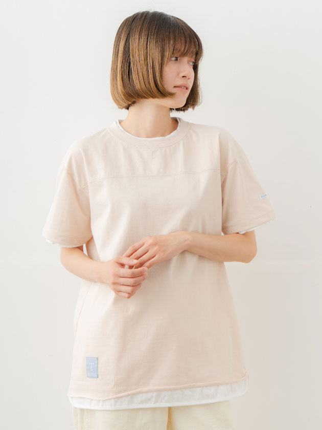 Double Collar Half Sleeve Tee