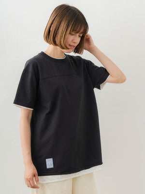 Double Collar Half Sleeve Tee