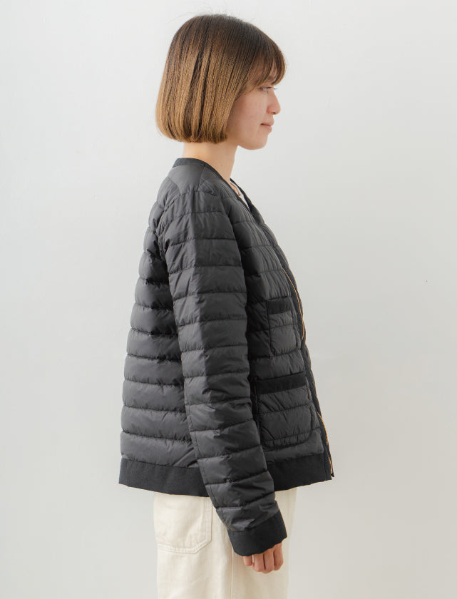 Recycled Down Jacket - No Collar