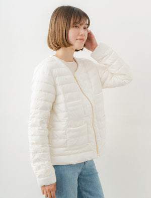 Recycled Down Jacket - No Collar