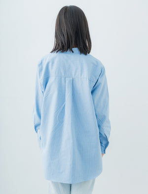 Oversize Stripe Shirt | 播州織® x CRAFTEVO ReTE®