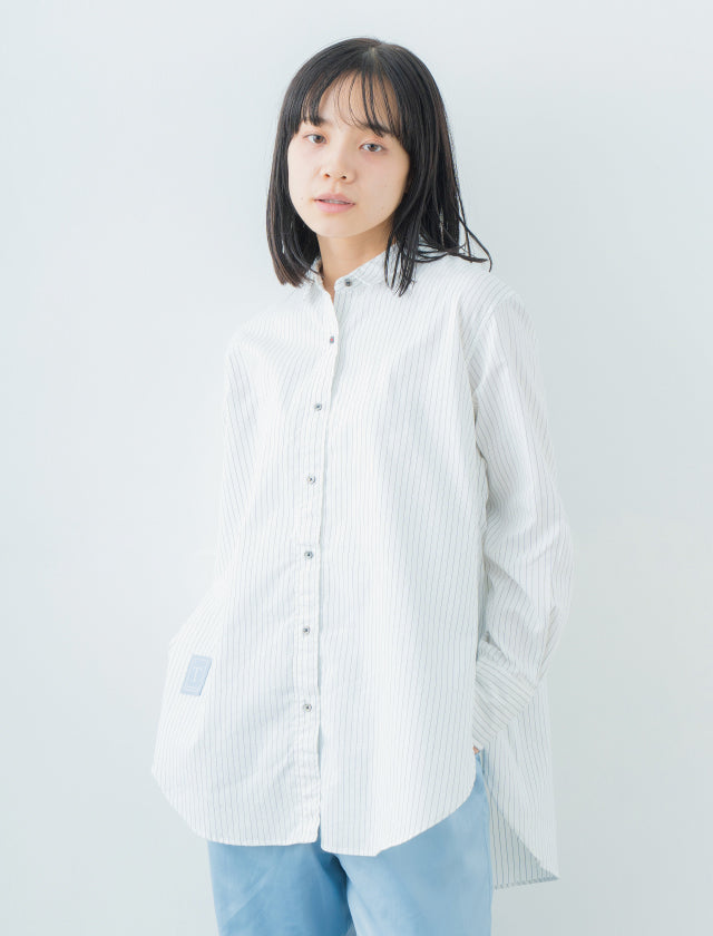 Oversize Stripe Shirt | 播州織® x CRAFTEVO ReTE®