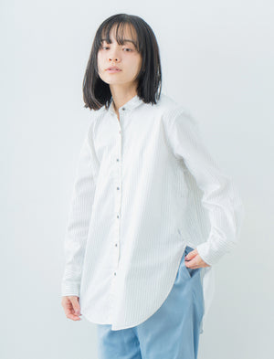 Oversize Stripe Shirt | 播州織® x CRAFTEVO ReTE®