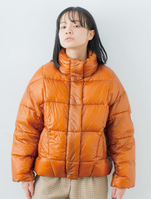 SHORT PUFF JACKET | Women's Recycle Nylon Down JKT