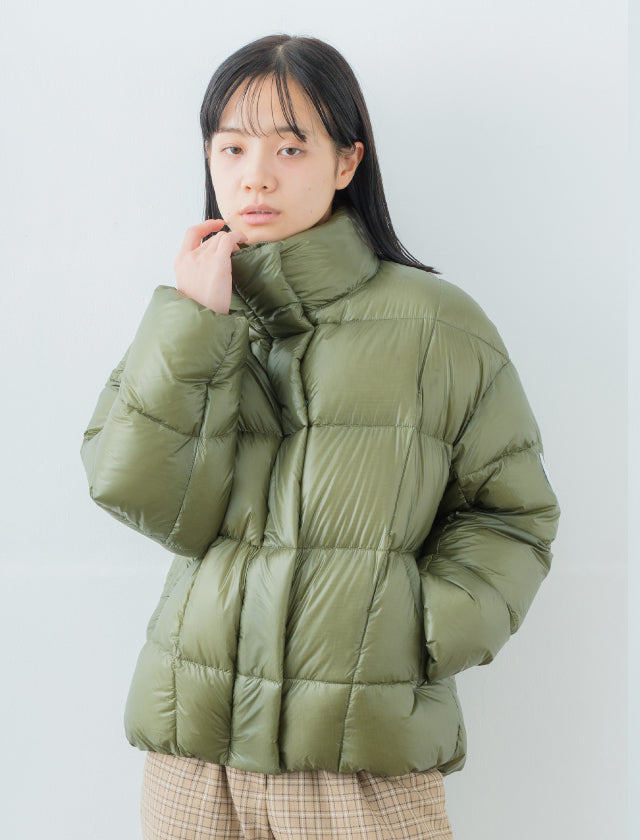SHORT PUFF JACKET | Women's Recycle Nylon Down JKT