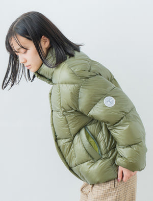 SHORT PUFF JACKET | Women's Recycle Nylon Down JKT