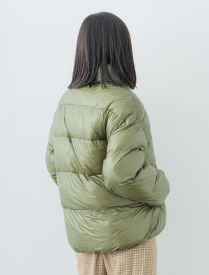 SHORT PUFF JACKET | Women's Recycle Nylon Down JKT