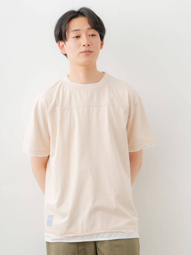 Double Collar Half Sleeve Tee