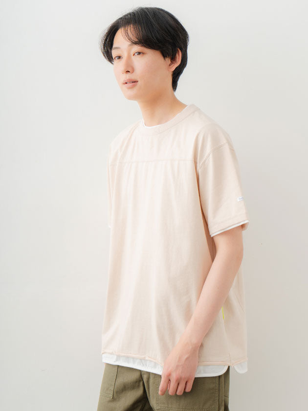 Double Collar Half Sleeve Tee