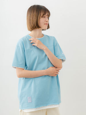Double Collar Half Sleeve Tee