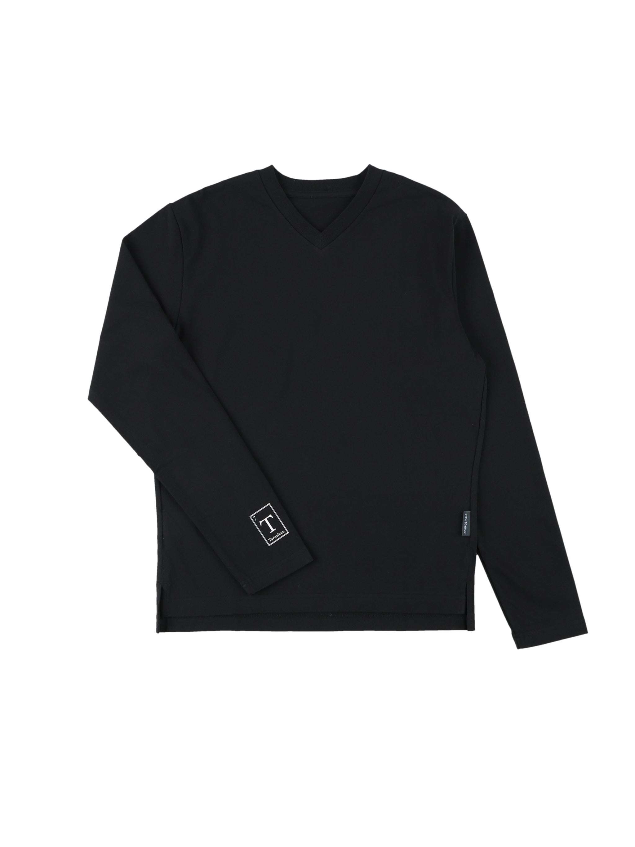 Long Sleeve V Neck Tee