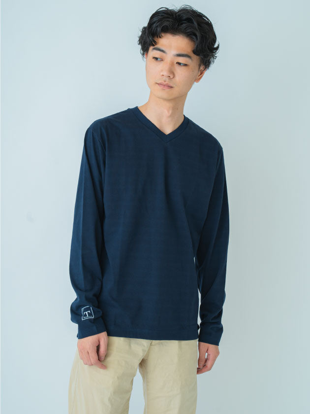 Long Sleeve V Neck Tee