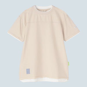 Double Collar Half Sleeve Tee