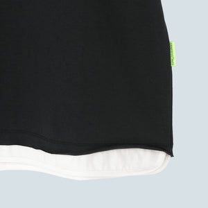 Double Collar Half Sleeve Tee