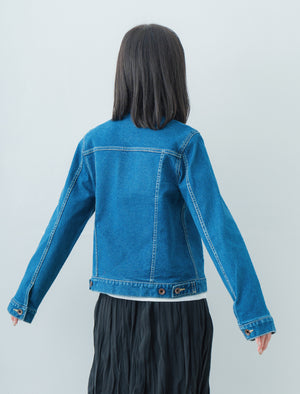 FRINGE | Stretch Denim Blouson