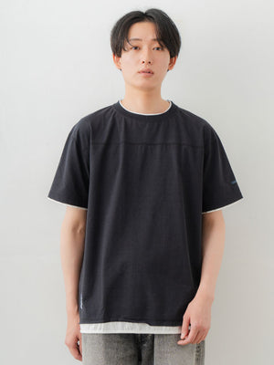Double Collar Half Sleeve Tee