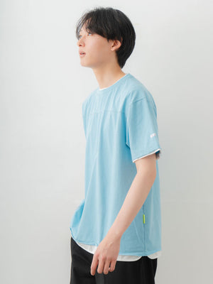 Double Collar Half Sleeve Tee