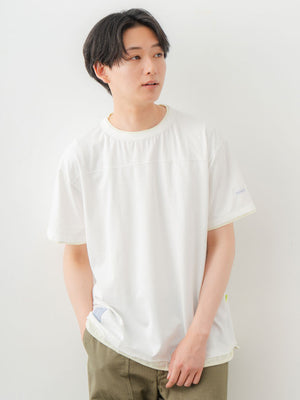 Double Collar Half Sleeve Tee