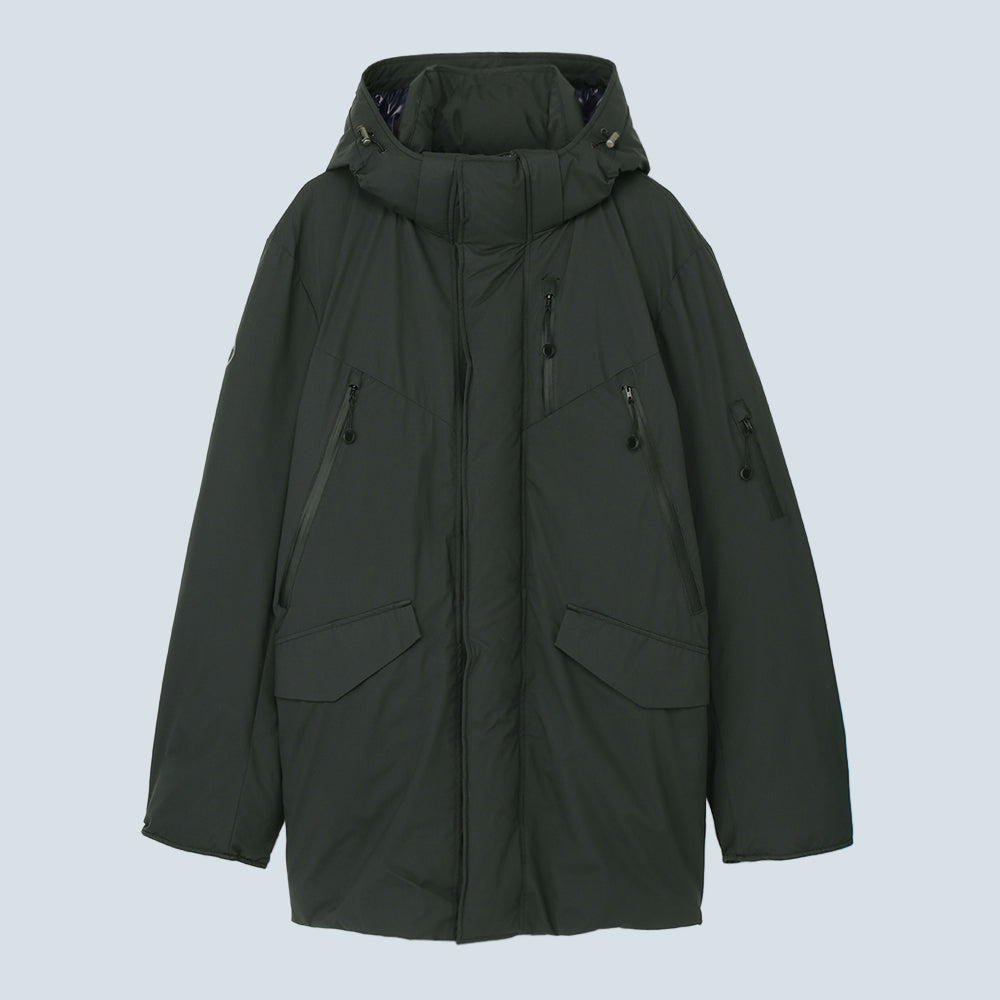 Mens Recycle Nylon Down Coat - Tavitalium