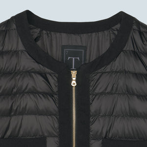 Recycled Down Jacket - No Collar