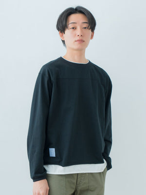 Double Collar Long Sleeve Tee