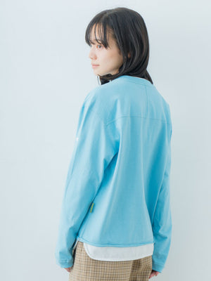 Double Collar Long Sleeve Tee