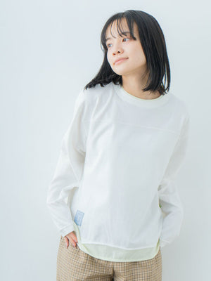 Double Collar Long Sleeve Tee