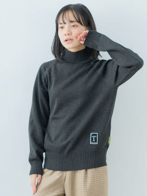 Women's Washable High Neck Sweater