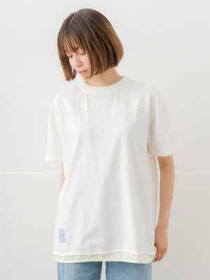 Double Collar Half Sleeve Tee