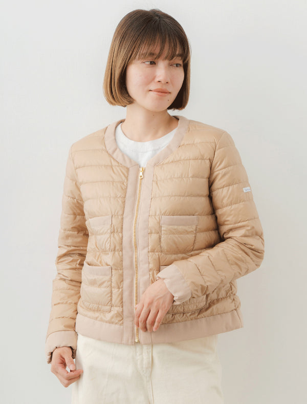 Recycled Down Jacket - No Collar