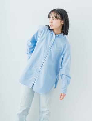 Oversize Stripe Shirt | 播州織® x CRAFTEVO ReTE®