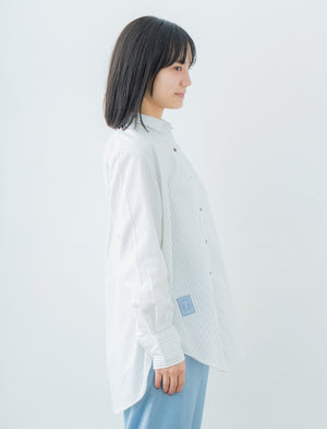 Oversize Stripe Shirt | 播州織® x CRAFTEVO ReTE®