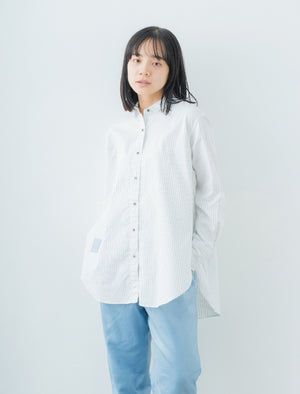 Oversize Stripe Shirt | 播州織® x CRAFTEVO ReTE®